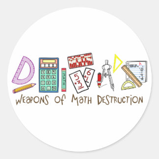 Weapons Of Math Destruction Classic Round Sticker