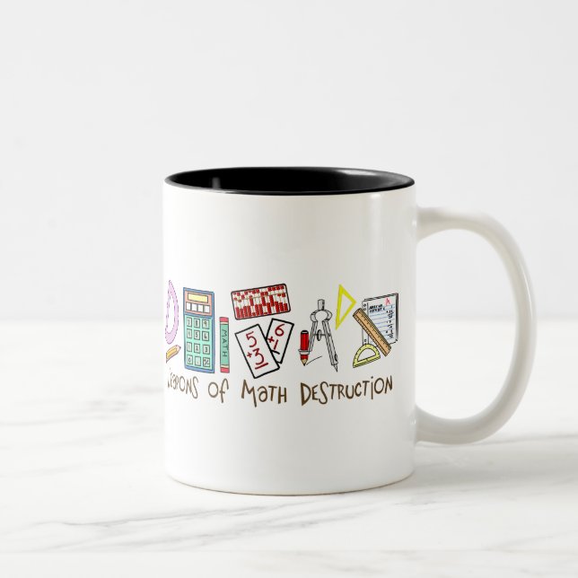Weapons Of Math Destruction Two-Tone Coffee Mug (Right)
