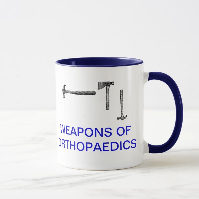 WEAPONS OF ORHTOPAEDICS MUG (Right)