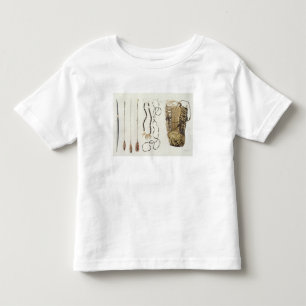 Weapons, tools and jewellery of Puri and Botocudos Toddler T-shirt