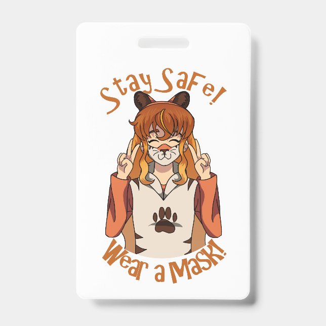 Wear a Mask! Badge (Front)