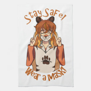 Wear a Mask! Kitchen Towel