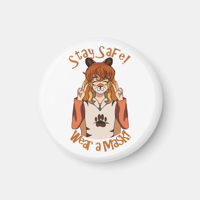 Wear a Mask! Magnet (Front)