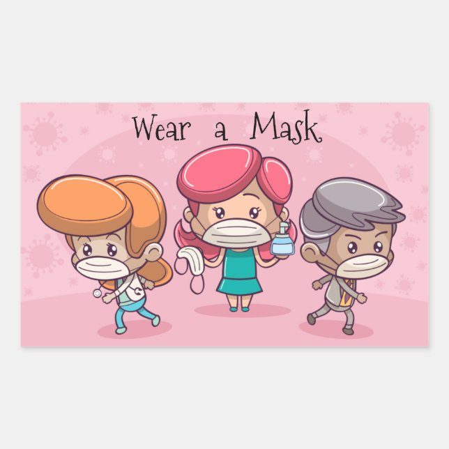 Wear a Mask Sticker (Front)
