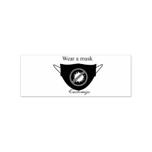 Wear a Mask Thunder_Cove Rubber Stamp
