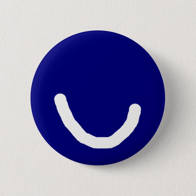 Wear a smile 7 2 inch round button (Front)