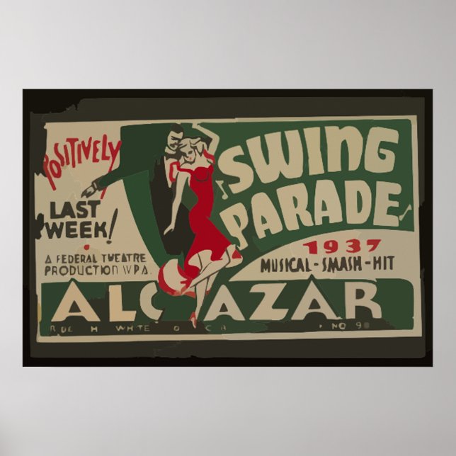 Wear and style entertainment posters of the past (Front)