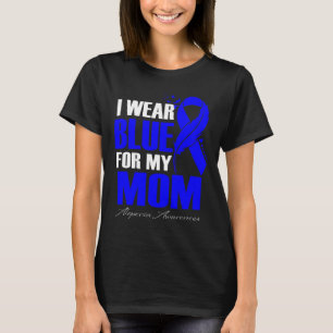 Wear Blue For My Mom Alopecia Feather T-Shirt