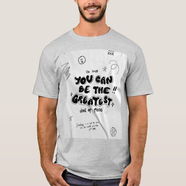 "Wear Confidence, Own the Day!" T-Shirt (Front)