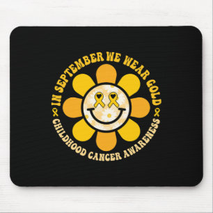 Wear Gold Childhood Cancer Awareness Warrior Fight Mouse Pad