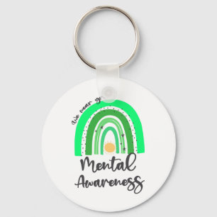 Wear Green For Mental Health Awareness Keychain