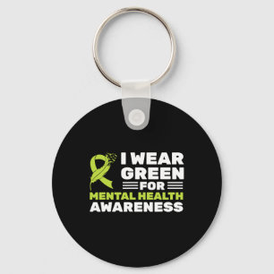 Wear Green For Mental Health Awareness Month Green Keychain