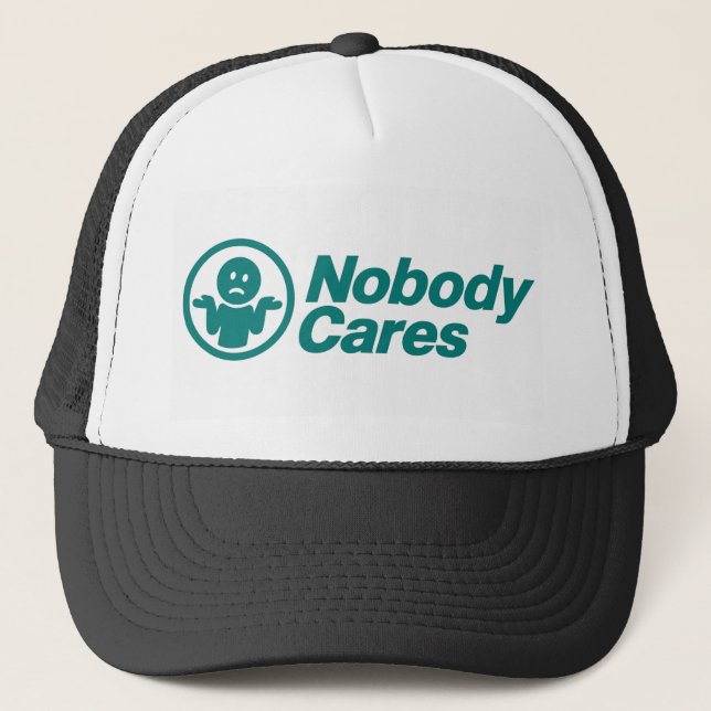 Wear how you feel, literally on your sleeve lol trucker hat (Front)