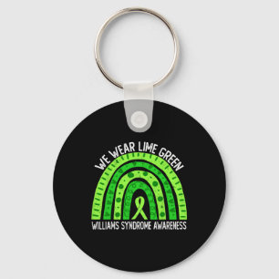 Wear Lime Green For Williams Syndrome Awareness  Keychain