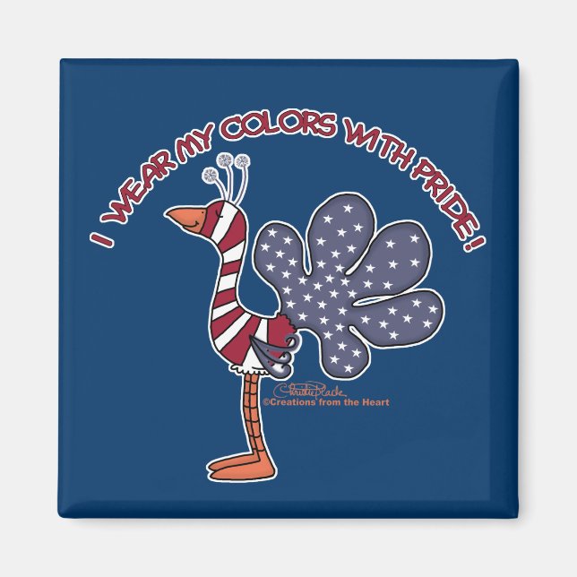 Wear My Colours with Pride Magnet (Front)