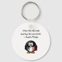 Wear Old Coat Buy Book Cute Funny Penguin Quote 