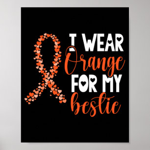 Wear Orange For Ie Leukaemia Cancer Awareness Poster