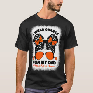 Wear Orange For My Dad Ms Multiple Sclerosis Kids T-Shirt