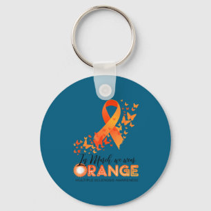 Wear orange multiple sclerosis awareness ms keychain