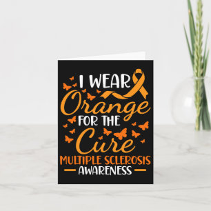 Wear Orange - Multiple Sclerosis Awareness Orange  Card
