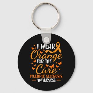 Wear Orange - Multiple Sclerosis Awareness Orange Keychain