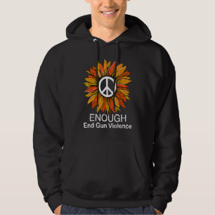 Wear Orange Peace Sunflower Enough End Gun Violenc Hoodie