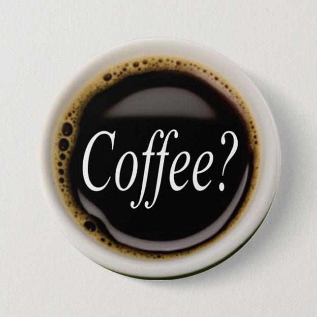 Wear out your welcome in any elevator 3 inch round button (Front)