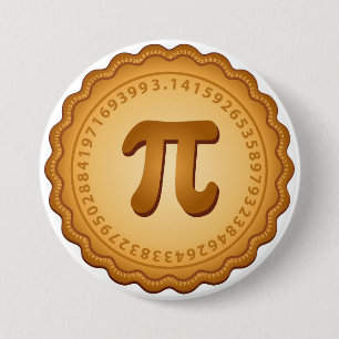 Wear Pi on Your Shirt 3 Inch Round Button