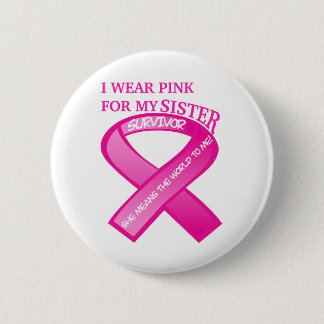 Wear Pink 2 Inch Round Button
