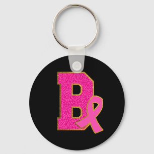 Wear Pink Bulldogs Breast Cancer Awareness Bulldog Keychain