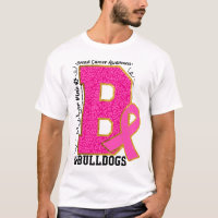 Wear Pink Bulldogs Breast Cancer Awareness Bulldog