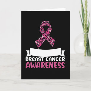 Wear Pink Family Matching Breast Cancer Awareness Card