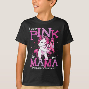Wear Pink For My Mama Shirt Breast Cancer Awarenes