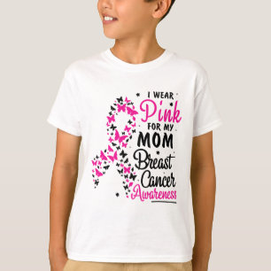 Wear Pink For My Mom Breast Cancer Awareness Women T-Shirt