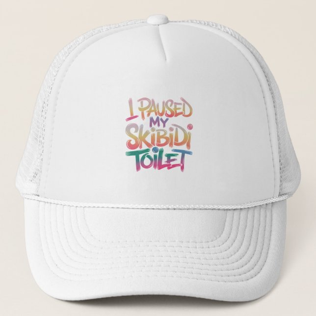 Wear Pink Myself  Trucker Hat (Front)