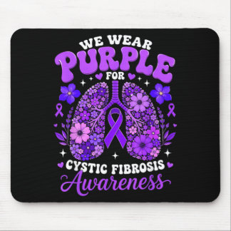 Wear Purple Cystic Fibrosis Awareness Support Cf Mouse Pad