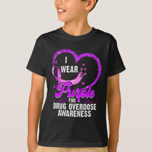 Wear Purple For Drug Overdose Awareness  T-Shirt