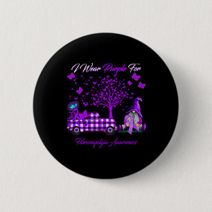 Wear Purple For Fibromyalgia Awareness Gifts 2 Inch Round Button