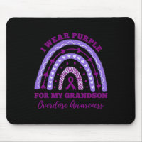 Wear Purple For My Grandson Overdose Awareness Rai
