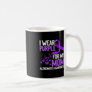 Wear Purple For My Mom Alzheimer´s Awareness Coffee Mug