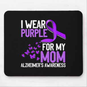 Wear Purple For My Mom Heimerheimer´s Awareness Mouse Pad