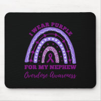 Wear Purple For My Nephew Overdose Awareness Rainb