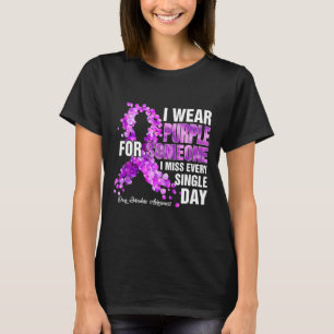 Wear Purple For Someone I Miss Drug Overdose Aware T-Shirt