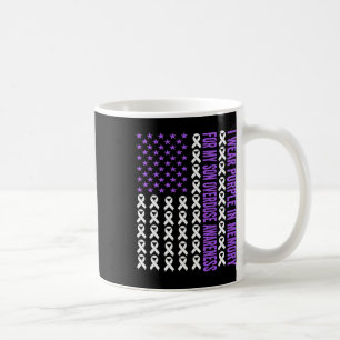 Wear Purple In Memory For My Son Overdose Awarenes Coffee Mug