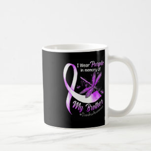 Wear Purple In Memory Of My Brother Overdose Aware Coffee Mug