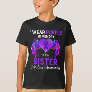 Wear Purple In Memory Of My Son Overdose Awareness T-Shirt