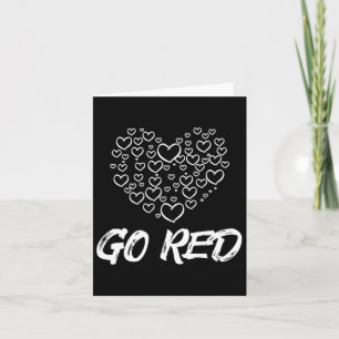 Wear Red Day Go Red Heart Disease Awareness Gifts Card