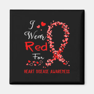 Wear Red For Heart Disease Awareness Magnet