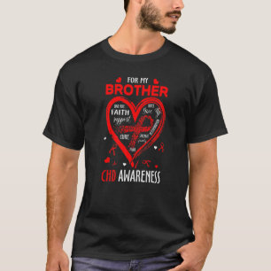 Wear Red For My Brother Congenital Heart Defect Aw T-Shirt