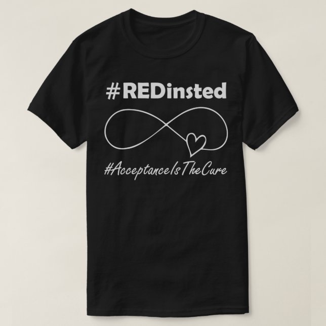 Wear Red Instead Autism shirt Acceptance is the cu (Design Front)
